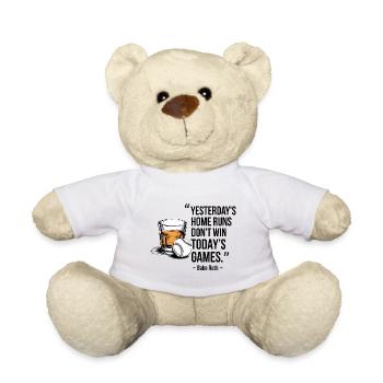 Baseball Babe Ruth Spruch Sport Zitat - Teddy - Weiß - Vorne