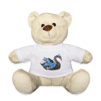 Schwarzer Schwan - Teddy - Weiß - Vorne