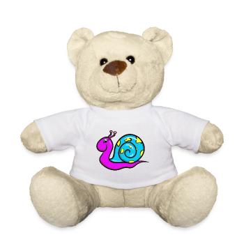 escargot - Nounours - blanc - Devant
