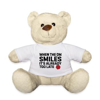 Smiles Nerd RPG Geek Gift - Nounours - blanc - Devant