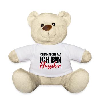 Ich bin nicht alt ich bin Klassiker - Teddy - Weiß - Vorne