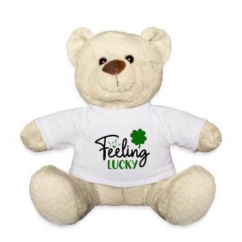 GLÜCKLICH SEIN - Teddy - Weiß - Vorne