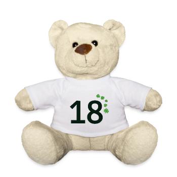 18 - Teddy Bear - white - Front