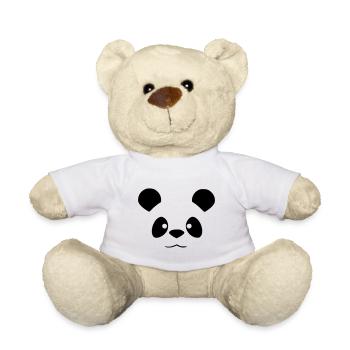 Süßer Panda - Lustiges Tier Design - Teddy - Weiß - Vorne