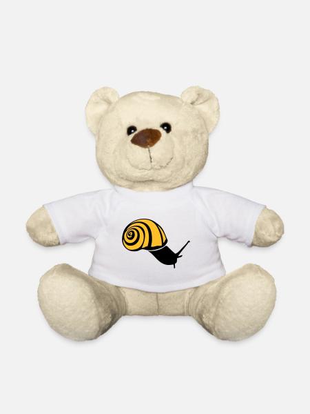 escargot - Nounours - blanc