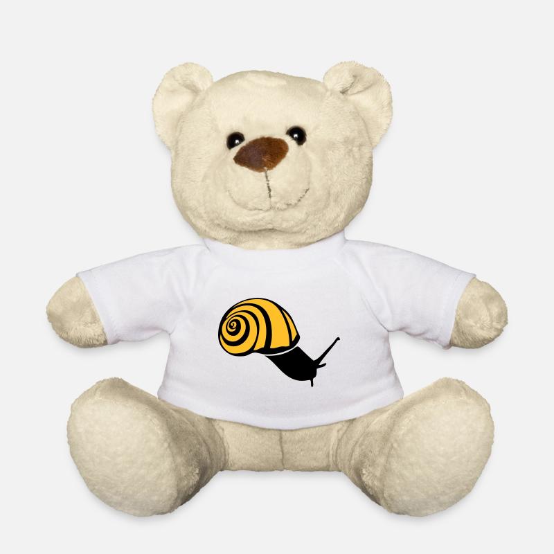 escargot - Nounours - blanc
