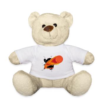 Basketball Club hobby fire breakthrough - Teddy Bear - white - Front