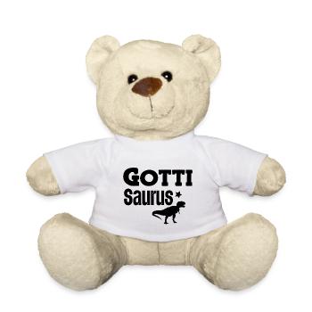 Gotti Saurus Gotti Schweiz Patentante - Teddy - Weiß - Vorne