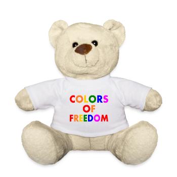 Colors of freedom - Nounours - blanc - Devant