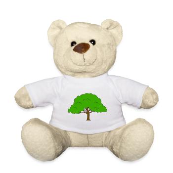 Tree - Teddy Bear - white - Front