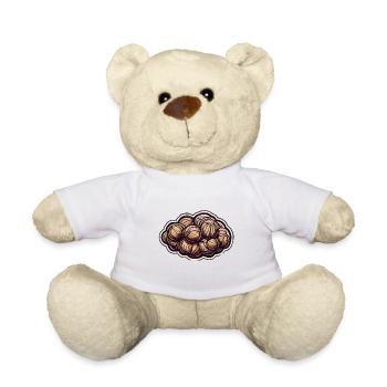 Food / Nuts / Market / Vitamins / Design - Teddy Bear - white - Front