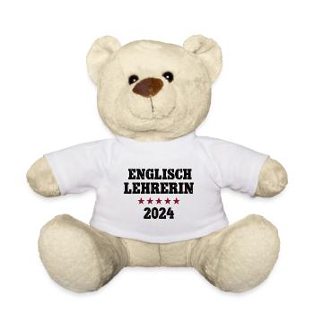 Englischlehrerin 2024 Studium Lehramt Studentin - Teddy - Weiß - Vorne
