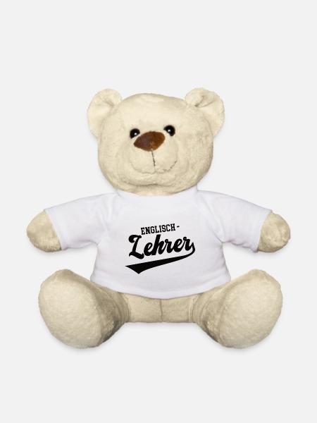 Englisch Lehrer Schule Englischlehrer English - Teddy - Weiß
