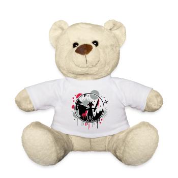Der Wolf und das 7.Geisslein - Teddy - Weiß - Vorne