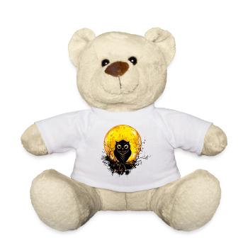Une chouette dans la forêt - Nounours - blanc - Devant