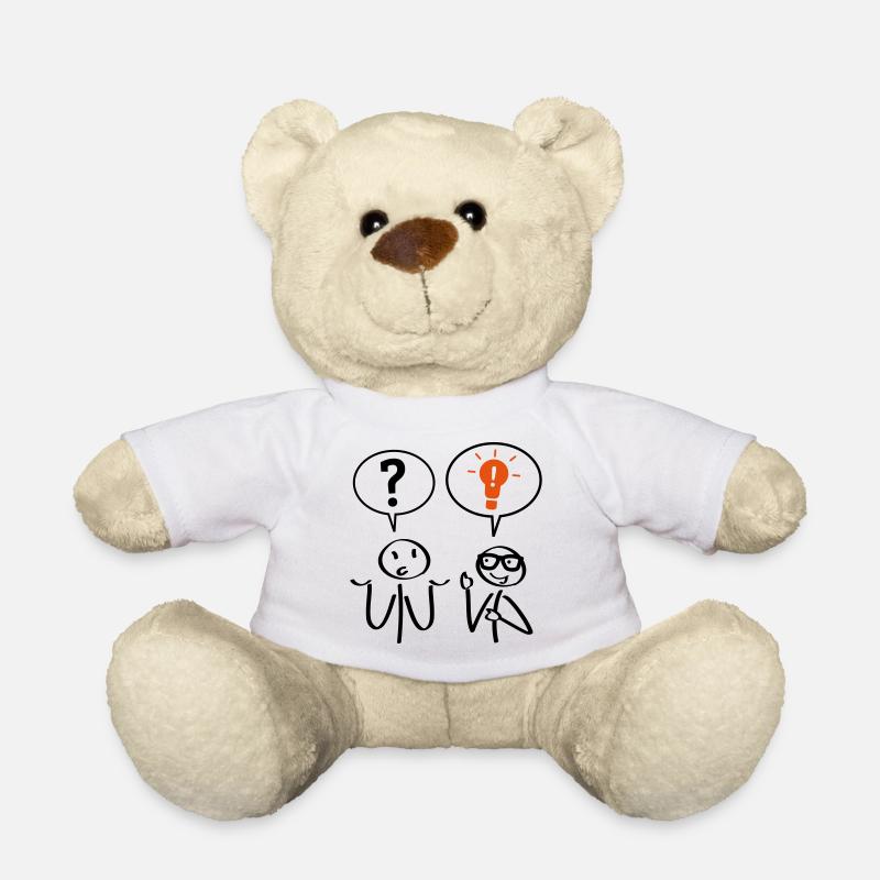Problemlöser - Teddy - Weiß