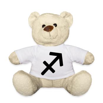 Sagittarius - Star Sign - Teddy Bear - white - Front