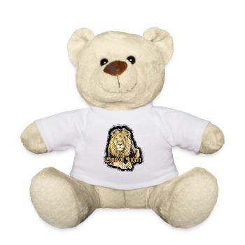 Lion of Judah - Rastafarai - Teddy - Weiß - Vorne