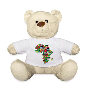 Africa Unite - Nounours - blanc - Devant