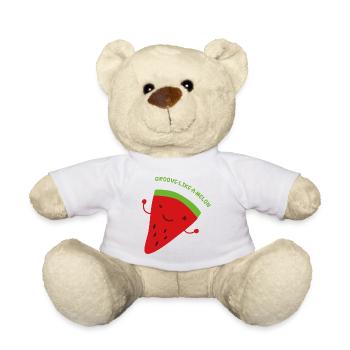 Tanzende Melone - Teddy - Weiß - Vorne