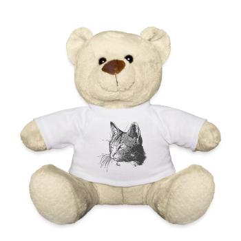Katze - Teddy - Weiß - Vorne