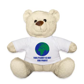 Planet Earth - Teddy Bear - white - Front