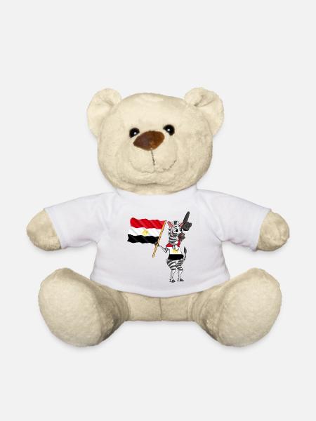Ägypter Zebra - Teddy - Weiß