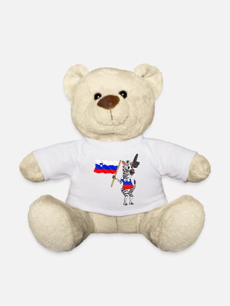 Zebra Slovénie - Nounours - blanc