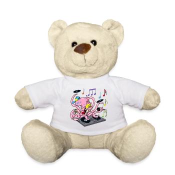 Pieuvre dj - Nounours - blanc - Devant
