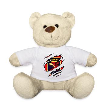 Szczecin - Pologne - Nounours - blanc - Devant