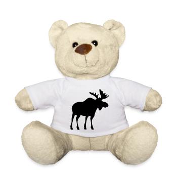 moose elk elch - Teddy - Weiß - Vorne