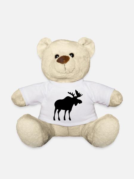 moose - Teddy Bear - white