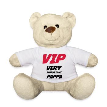 VIP Very Important Pappa - Teddy Bear - white - Front