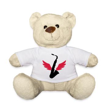 Saxophone / Saxophon - Teddy - Weiß - Vorne