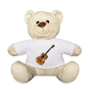 guitare - Nounours - blanc - Devant
