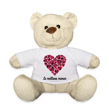 la meilleure maman - Teddy - Weiß - Vorne