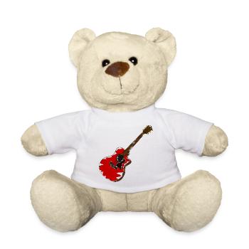 guitare - Nounours - blanc - Devant