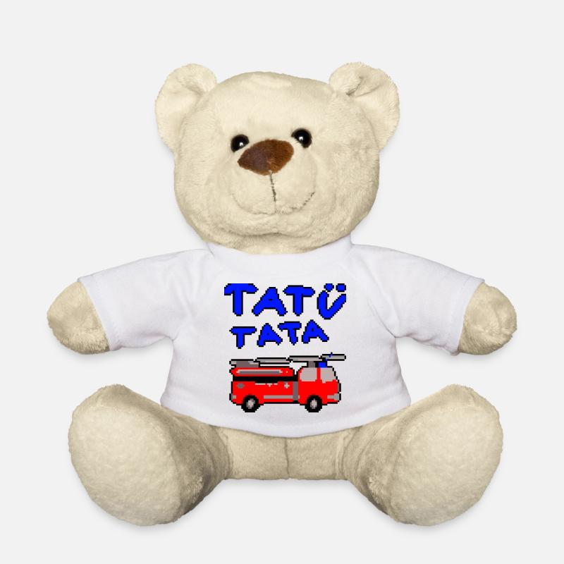 Feuerwehr Tatütata - Teddy - Weiß