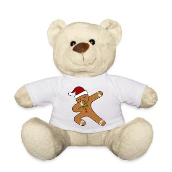 Dubbing gingerbread - Teddy Bear - white - Front