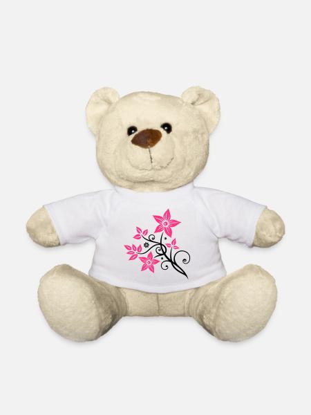 Belle fleurs en filigrane. Élément floral. - Nounours - blanc