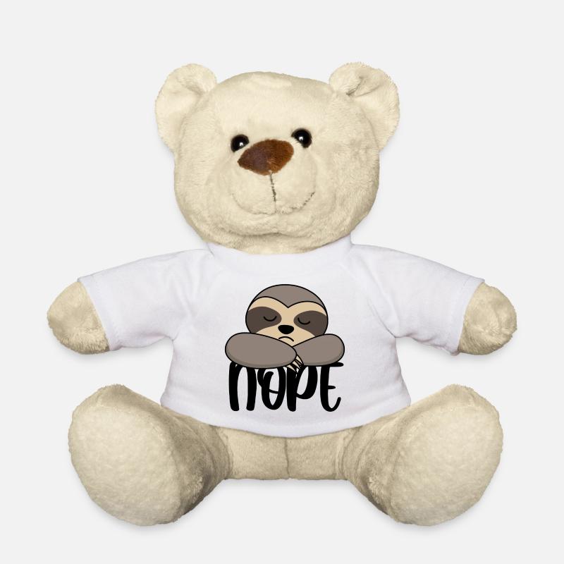 la paresse - Nounours - blanc