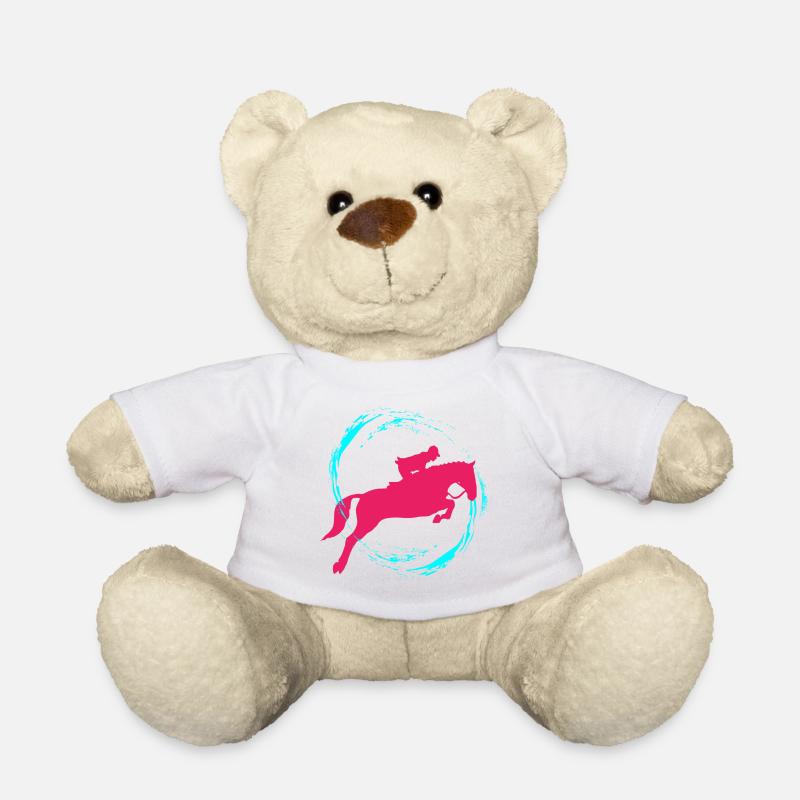 équitation - Nounours - blanc