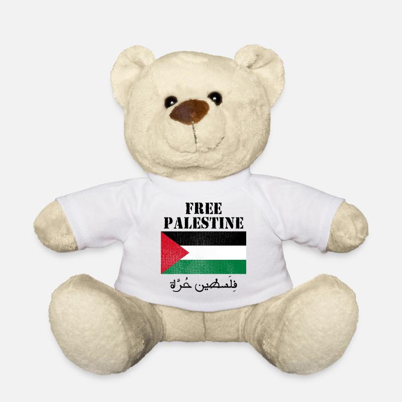 Freie Palästina-Flagge - Teddy - Weiß