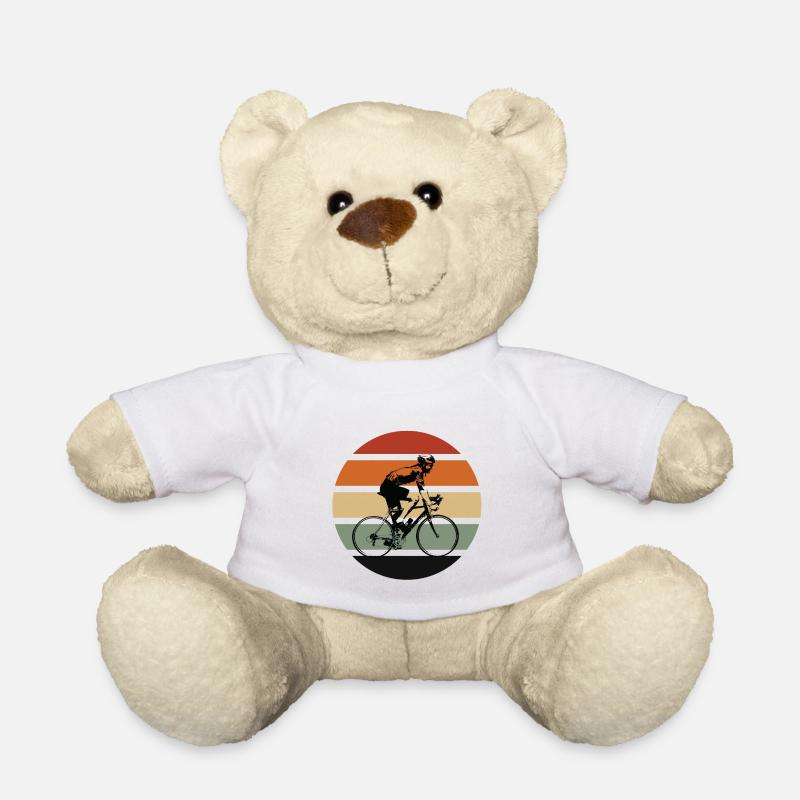 Vélo de route rétro - Nounours - blanc