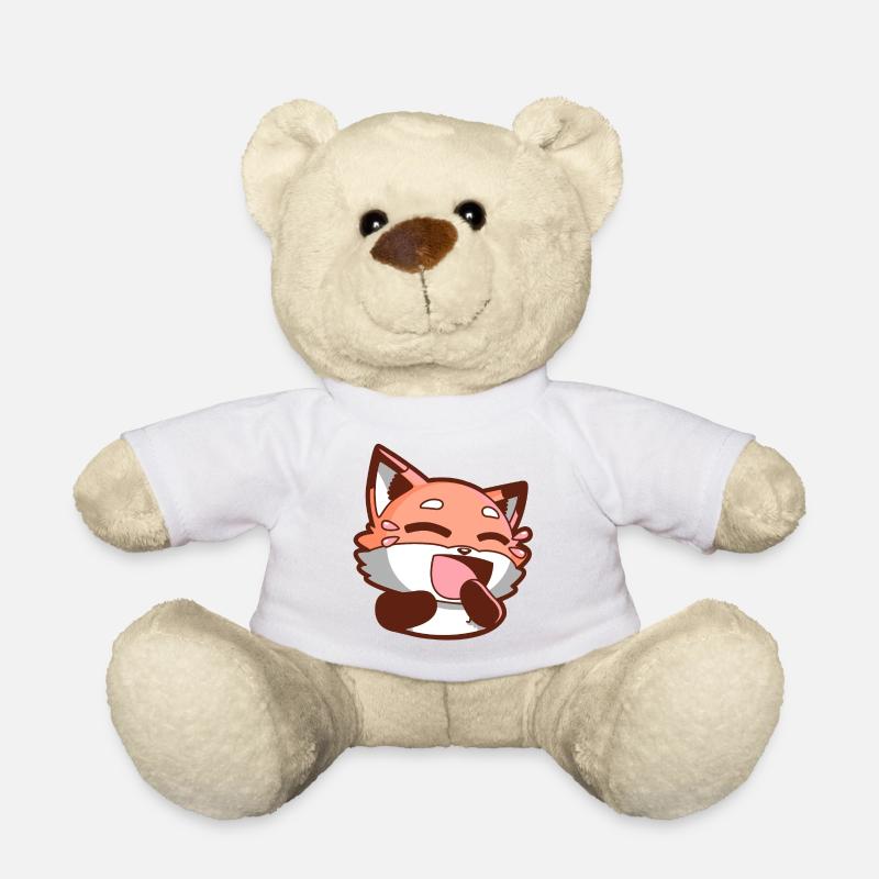 Fox Foxes - Teddy Bear - white