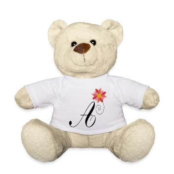A. ALPHABET. LOVE - Teddy Bear - white - Front