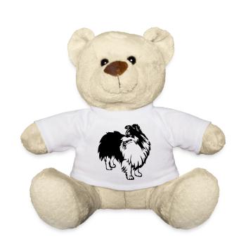 Sheltie - Teddy Bear - white - Front