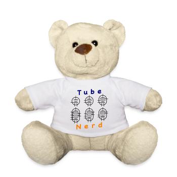 Vacuum Tube Nerd - Teddy - Weiß - Vorne