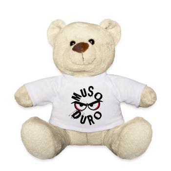 Muso Duro - Visage grincheux - Nounours - blanc - Devant