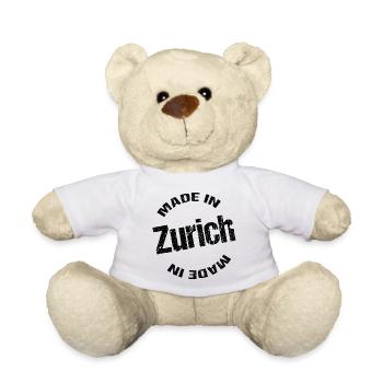 Hergestellt in Zürich - Teddy - Weiß - Vorne